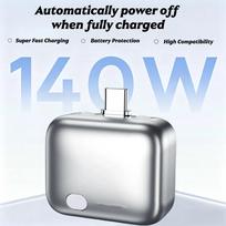 140W Smart Full Charge Self-Cut Type-C Adapter, Universal Auto Disconnect for Night Charging, Overcharge Prevention Separator balta