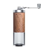 Manual Coffee Grinder Stainless Steel Hand Coffee Mill Ceramic Burr with Hand Crank Detachable for Home/Office/Camping/Traveling