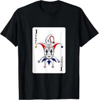 Joker T-Shirt Playing Cards Tee Shirts T-Shirt L