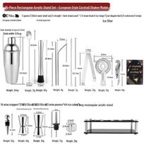 Handun 25-Piece Stainless Steel Cocktail Shaker Set