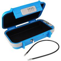 Secure Travel Storage Box with 4 Digit Lock for Beach Hotel Cruise Lightweight Waterproof Case for Phone Wallet Orange
