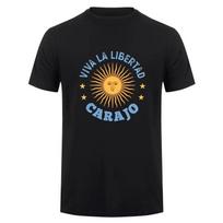 VIVA LA LIBERTAD CARAJO Marškinėliai Vasaros Juokingi Vyriški Medvilniniai Gatvės Stiliaus Viršutiniai Drabužiai Trumpomis Rankovėmis Marškinėliai Vyriški Drabužiai Viršus S įvairiaspalvis