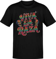 Viva La Raza Serape Graphic Tee Shirt S įvairiaspalvis