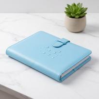 PU Picture Storage Book 128 Pockets Ticket Organizer Album  Daily Photo Keeping mėlyna