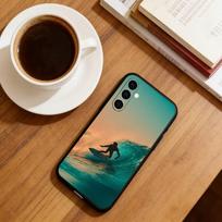 Surfing Art Phone Case For Samsung Galaxy A73,A72,A71,A70,A53,A52,A51,Soft Silicone Black Cover Samsung a42 5g