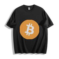 Bitcoin Icon T-Shirt Mens Womens Tees Top - Sleek Crypto Style Unisex Tee 2XL