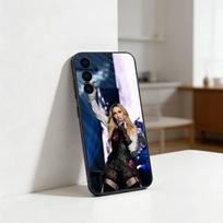 Singer M-Madonna phone Case For Samsung S25,24,21,22,23,30,Ultra,20,Plus,Fe,Lite,Note Soft Black Cover Samsung S30Ultra5G