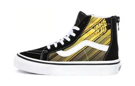 Vans SK8 Canvas High top Kids' Skateboarding Shoes Black Yellow Children Aged 3 7 Years Old VN0A4BUX0MM 34