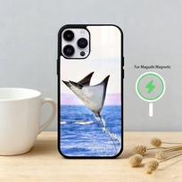 manta ray F-fish     Phone Case For iPhone 17/16/15/14/13/12/Plus/Pro/Max for Magnetic Wireless Charging iPhone14Plus