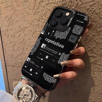 Music T-taylor-Swift Phone Case for iphone 16 15 14 13 11 12 Pro Max Xr X Xs Plus black silver hard shell Cover iPhone 14 Plus