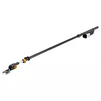 Akumuliatorinis šakų genėtuvas FISKARS, 2 x 12 V, iki 32 mm, kotas 2,4-4,0 m, be akumuliatoriaus