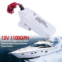 12V 1100Gph automatinis triumo siurblio valties povandeninis siurblys jūrinis plūdinis jungiklis U7W6 15 * 8 * 5cm