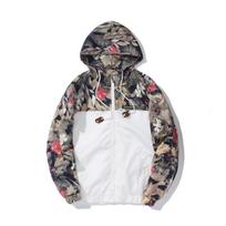 Gėlėta Bomber Striukė Vyrams Hip Hop Slim Fit Gėlės Pilotinė Striukė Paltai Vyriškos Striukės Su Gobtuvu S gray