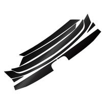 For 2016-2020 Honda Civic Upper Bumper Grille Molding Trim Protector Sticker Set