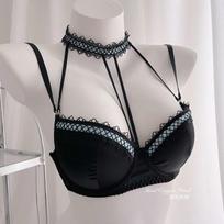 Sexy Sling Bras For Women Fashion Underwear Design Cross Backless Lingerie 32/70AB