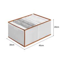 Drawer-Style PP Board Underwear Organizer Storage Box 40x30x20 cm