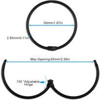 24 Pack Curtain O-Rings Purpose Decorative Shower Curtain Rings Smooth and Easy to Move Curtain Hooks for Bathroom Dropshipping juoda