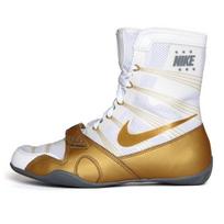 Nike HyperKO Slip Resistant Abrasion Resistant High top Training Shoes Unisex White Gold 634923-107 39