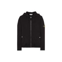 Stone Island Garment Dyed Hoodie Black Unisex Tops 801563160-V0029 L