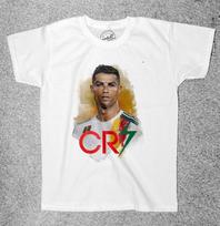 CR7 Cristiano Ronaldo Futbolo Žaidėjas 002 Vaikų marškinėliai 120