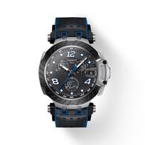 Tissot Leather Strap black Dial Men's Fashion Watch T115.417.27.057.03 juoda