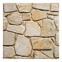 3D Plytelių Lipdukai, 3D Dirbtinio Akmens Tekstūros, Matiniai, 30cm x 30cm, Atsparūs Vandeniui ir Pelėsiui, Svetainei, Virtuvės Sienų Atnaujinimui 1 sheet ruda