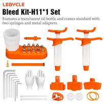 LEBYCLE Bicycle Hydraulic Disc Brake Oil Bleed Kit Bike Brake Repair Tools Brake Fluid Mineral Oil For Shimano Bike Maintainance Oiling Tool