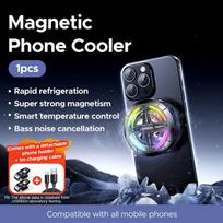 UGREEN Magnetic Phone Cooler Silent Fan 35dB for Gaming iPhone Android Phone Heat Dissipation with Clamp Mount Phone Ice Cooler