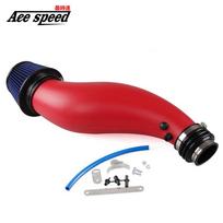 Plastic Air Intake Pipe For Honda Civic 92-00 EK EG With Air Filter Intake Pipe raudona