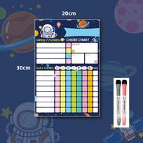 Stay Organized with a Magnetic Weekly Planner Premium Dry Erase Finish Fully Magnetic Backing for Secure Placement on Fridge