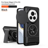 For Honor Magic6 Pro Case Honor Magic 6 Pro Cover Phone Case Magsafe Magnetic Fold Holder Military Armor Camera Protection Cover Honor Magic6 Pro