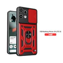 For Nothing Phone 3A lite Case Nothing Phone 3a lite Cover Magnetic Ring Holder Armor Phone Case Slide Camera Protect Back Cover Nothing Phone (3a) Lite