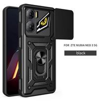 For ZTE nubia Neo 3 Case ZTE nubia Neo3 Cover nubia Neo3 Magnetic Ring Holder Armor Phone Case Slide Camera Protect Back Cover ZTE nubia Neo 3