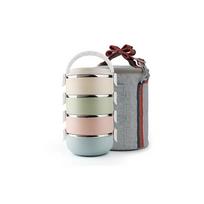 Premium 3 Tier Stainless Steel Thermal Insulated Bento Food Container For Ultimate Convenience