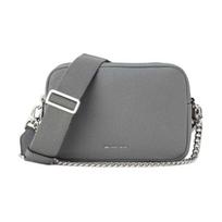 MICHAEL KORS Bryant Pebble Silver Hardware Cowhide Handbag Medium Women's Gray sidabras