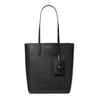 MICHAEL KORS Vincent Logo Removable Card Holder Leather Tote Shoulder Bag Large Women's Black juoda