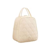 Insulated Lunch Bag Portable Tote Cooler Bag for Food Storage with Double Handle and Zipper Closure Suitable for Students and Office Use one size smėlis