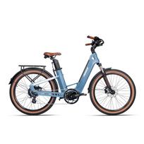 MIHOGO AIR 48V 19.2ah Carbon Fiber Long-Range Electric Bicycle,26-inch,750W Motor,Maximum Assist Range Up to 190km. mėlyna