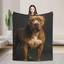 Cane Corso Flannel Blankets  Warm Soft Throw Blanket for Couch Chair Travel Fashion Bedspread Sofa Bed Cover 130x150cm
