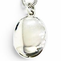 Great TIFFANY&Co. Necklace Oval Locket Pendant Necklace (Rare) Silver 925 Women Used