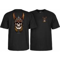 Powell Peralta Skateboard Shirt Andy Anderson Skull Black S įvairiaspalvis