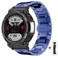 Luxucy Stianless Steel Strap For Amazfit T-rex 3/2 Trex Pro Watch Metal Band Correa For Huami Amazfti TRex Watchband Accessories Amazfit T-Rex