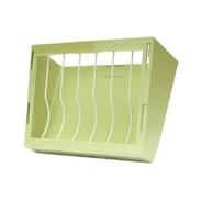 Anti-Flipping Rabbit Hay Feeder Hanging Grass rack Food Dispenser Grass Holder  Small Pet Feeding žalia