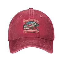 Washed Baseball Cap Bombardiro Bombardino Crocodilo Summer Trucker Hat For Couple Funny Italian Brainrot Meme Sun Baseball Caps