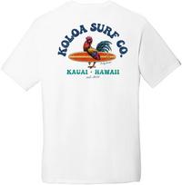 Koloa Surf Men's Cocky Surfer Logo Lightweight Tri-Blend Tees in Sizes XS-4XL S įvairiaspalvis