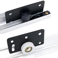 2set Sliding Door Roller Closet Wheels Vintage Wardrobe Pulley Concave Nylon Wheel Wear Resistant Furniture Hardware China Mainland