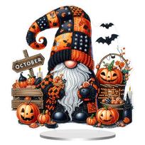 Gnome DIY 2D/Flat Acrylic Diamond Art Painting Tabletop Ornaments Special Shaped Crystal Diamond Painting Tabletop Ornaments