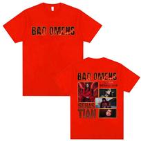 Noah Sebastian Bad OUnisexs Tour 2026 Cover T Shirt Unisex Women Harajuku Retro Hip Hop Tee Shirt Casual 100% Cotton Oversized T-shirt 4XL