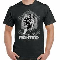 Kovos menas. MMA Muay Thai Kikboksas Kovos menų marškinėliai 100% medvilnė apvalia iškirpte vasariniai trumpomis rankovėmis kasdieniai vyriški marškinėliai S įvairiaspalvis