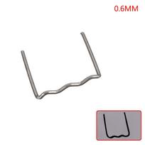 100pc Welding Nail Gun Nails Hot Stapler Staples 0.8/0.6mm For Plastic Welder Hot Welding Machine Welding Bumper Car Repair Kit